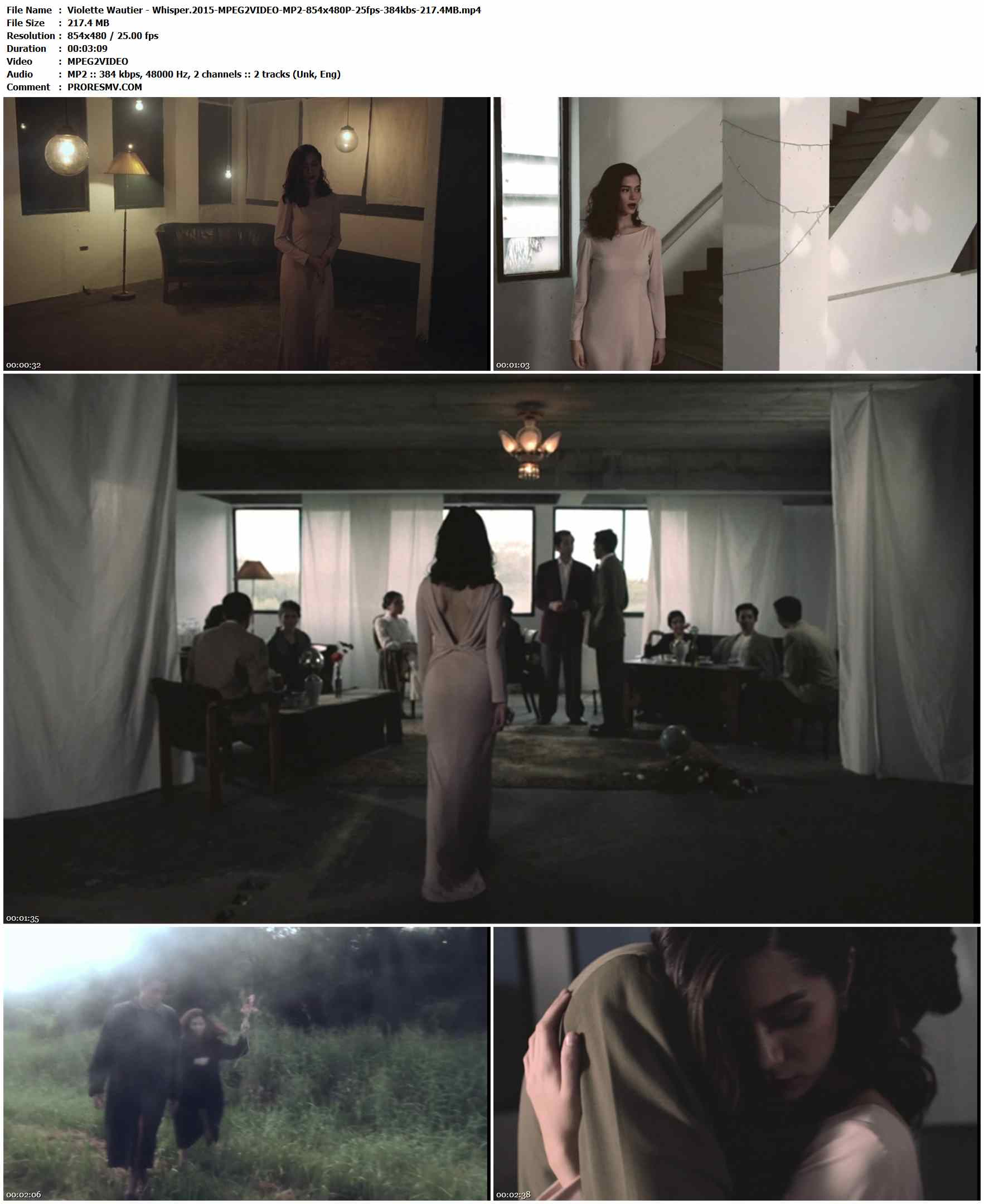Violette Wautier - Whisper.2015-MPEG2VIDEO-MP2-854x480P-25fps-384kbs-217.4MB官方MV_高清MV